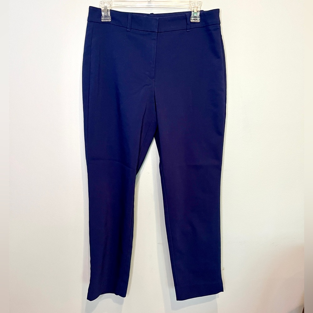 White House Black Market Navy Cropped Pants - Women’s Size 8